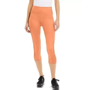 Ideology Women's High Rise, Side Pockets 7/8 Leggings, Melon Ice, XXL